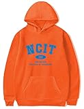 Kpop NCT 127 Album Sticker Pullover Hoodie,Lose Street Casual Pullover f¨¹r NCT 127 Band Fans NCtzen-Orange_XXL