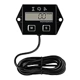 Jayron Drehzahlmesser 011E für Rasenmäher Gartentraktor Wechselrichter Generator Kettensäge Außenbordmotor Marine UTV Jetski Motorrad Schneemobil Komp