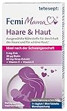 tetesept Femi Mama Haare & Haut – Ausgewählte Nährstoffe für den Erhalt kräftiger Haare & schöner Haut – Ideal nach der Schwangerschaft – 1 x 30 Tab