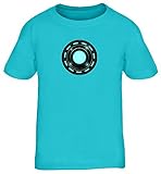 ShirtStreet Kult Film Kids Kinder T-Shirt mit Arc Reactor Motiv, Größe: 152/164,türk