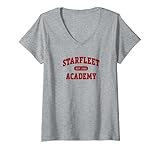 Damen Star Trek Sternenflottenakademie EST. 2161 T-Shirt mit V