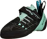 Scarpa Unisex Instinct VS WMN Kletterschuhe, Black-Aqua FJW, 38.5 EU