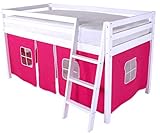 HLS Pink Zelt für Hochbett mit Hochb