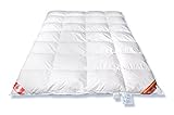 daunen-federn.de Canada Daunendecke 135x200 WARM – Hochwertiges Luxus Winter Daunenbett – kanadische Polar Landdaunen Klasse 1 - Made in Germany - Winter Daunenbett (135 x 200 cm)