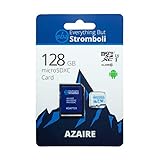 Everything But Stromboli Azaire MicroSD-Speicherkarte mit Adapter, 128 GB, kompatibel mit Samsung Galaxy Handys Note Serie Note 8, Note 9, Note 10+, UHS-1, TF Micro SDXC