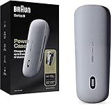 Braun PowerCase, mobiles Rasierer-Ladeetui, kompatibel mit Braun Series 9 und Series 8 Elektrorasierer, bis zu 6 Wochen kabellose Rasierleistung, 50% mehr Akkuleistung, 90 Min. R