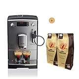 Nivona 530 Kaffee Vollautomat 1465 mit 2,2 Liter Wassertank im Paket mit 2* 500 gr. Espresso (ganze Bohne) von Mondo del Caffè