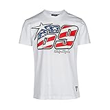 Virtus 70 Motoworks Nicky Hayden Herren American Flag T-Shirt #69, grau, Groß