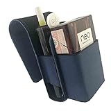 GC ® original Case kompatibel mit glo Tabak Heater Tabakerhitzer u. neo Sticks o. Hyper glo Hülle Schutzhülle Etui Starter Kit Top Zubehör (Denim Blue)