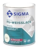 Sigma PU Weisslack innen weiss glänzend (0,75 Liter)