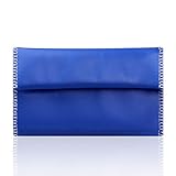 FXQ Faltbare Tabakraucher-Taschen-Tasche, echte Leder-Tabak-Tasche Tabakbeutel-Tasche, die dedizierte Tasche mit Papiersteckplatz für Vatertagsgeschenk, Geburtstagsgeschenk, Herren,