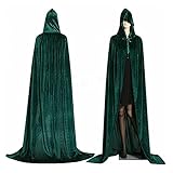 JIAQUAN-SHOP Halloween Cape Gothic Mit Kapuze Mantel Erwachsene Elf Hexe Lange Karneval Halloween Umhänge Capes Robe Frauen Männer Vampire Party Halloween Karneval Party Cosplay (Color : C)