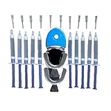 RRunzfon 1 Satz professioneller Zahnweißkit, 10 Gel-Spritzen, 2 Tabletts und Whiten-Beschleuniger, Leichter und praktischer Dental-Whitening-Agent, Home Health Care-Produk