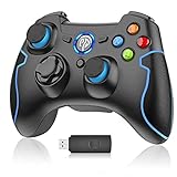 EasySMX PC Gamepad, Wireless Controller, Gaming Controller für PS3/PC(Windows XP/7/8/8.1/10)/Android TV-Box, V