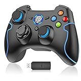 EasySMX PC Gamepad, Wireless Controller, Gaming Controller für PS3/PC(Windows XP/7/8/8.1/10)/Android TV-Box, V