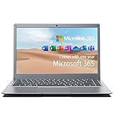 Jumper Laptop 13,3 Zoll (Microsoft Office 365, 4GB + 64GB, Full HD Notebook, Windows 10, Intel Celeron CPU, Dualband WLAN, HDMI, USB 3.0, HD Kamera, unterstützt 256GB TF Karte und 1TB SSD Erweiterung)