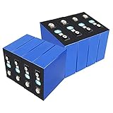 3.2 V 200Ah LifePo4 Batterie 12 V 24 V 48 V Deep-Cycle-Akku, geeignet für Sonnensystem/Wohnmobil/Boot/DIY Auto Lithium-Batterie Lithium-Eisen-Phosphat-Batterie,3.2v/200ah,8p