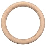 Deesen 2 Teile/Paare Holz Holz Tragbare Gymnastik Ringe Gym Schulter Kraft Heim Training Trainings G