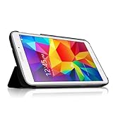 Fintie Hülle Case für Samsung Galaxy Tab 4 7.0 (7 Zoll) T230 T235 Tablet - Ultra Schlank Schutzhülle Superleicht Ständer SlimShell Tasche Etui Cover, Schw