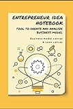 Entrepreneur Idea Notebook: Business model canvas and lean canvas tool to create and analyze business model for idea startup Executive Size (6' x 9')