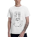 Simons Cat Cartoon Cotton Anime Funny Men's T-Shirts Women Fashion Tshirt Unisex T-S