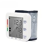 Nayble Genial Digital Blutdruckmessgerät für den Heimgebrauch oder tragbare Blutdruckmaschine - Große LCD BP Monitore mit Handgelenkmanschette BP M