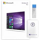 Windows 10 Professional USB | Deutsch | 32/64 Bit | Windows 10 PRO USB | Original-Produkt | Flash Drive | Box | Für 1 PC