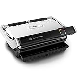 Tefal Kontaktgrill Optigrill Elite XL GC760D | 16 automatische Programme | Digitales Display mit Countdown zum idealen Grillergebnis | Extra Grillboost für Grillstreifen | Indoor und Outdoor | 2200W