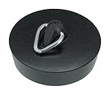 Home Xpert 2er Set Abflussstopfen, Abflußstöpsel, Ø 38,5 mm, mit Haken, schw