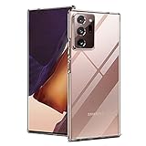 Ylife Crystal Klar Hülle Kompatibel mit Samsung Galaxy Note 20 Ultra 5G Durchsichtig Anti-Gelb Dünn Handyhülle Case Transparent TPU Anti-Fingerabdruck Anti-Kratzer Schutzhülle für Note 20 U
