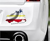 95cm! Hochwertiger Auto-Aufkleber Sticker Wohnmobil Wohnwagen Abenteuer Urlaub Wandern WOMO WOWA Camping I083 Bundesland Mecklenburg-Vorpommern UV&Waschanlagenfest D