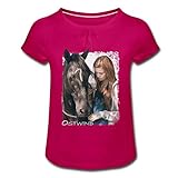 Spreadshirt Ostwind Aris Ankunft Mika Ostwind Portät Mädchen T-Shirt mit Raffungen, L, F