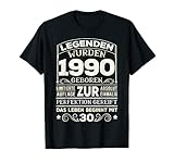 30. Geburtstag Geschenk Lustig 1990 Mann Frau 30 Jahre Party T-S