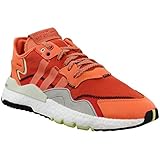 adidas Nite Jogger Herren-Schnür-Sneakers, Freizeit-Sneaker, Orange (Amber Tint / Orbit Grey / Hi-res Red), 45 EU