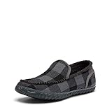 SOREL - Herren Sorel Dude Moc Hausschuhe und Kunstfellfutter, (Ocean Grey), 40 EU