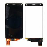 WeDone Kompatibel mit Sony Xperia Z3 Mini Compact D5803 D5833 LCD Display Touchscreen Digitizer Glas Assembly Ersatzteile + Klebeband & Werkzeuge (schwarz)