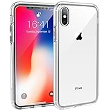 Syncwire Hülle für iPhone X/10, [Ultra Clear, Anti-Gelb, Kratzfest, Fallschutz] Durchsichtig Handyhülle, Schutzhülle mit weicher Silikon Bumper und Hartplastik Rückseite, Transparent - 5.85 Z