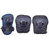 K2 Skates Mädchen RAIDER PRO PAD SET, blue, S (Knee: A:27-31cm B:25-29cm / Elbow: A:22-25cm B:20-23cm / Wrist: A:17-19cm B:14-16cm)