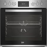 Beko BBUM12340X Einbauherdset/Induktionskochfeld/AeroPerfect/SteamShine/Herausnehmbare Seitengitter/Backblech/Grillrost E