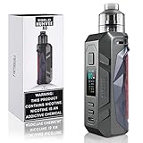 SIGELEI E Zigarette Starter Set ohne Nikotin, HUMVEE Serie 80W E Zigarette, 2ml Tank, 5-80W einstellbare Leistung, 3 Modi für Vaping, 2500mAh aufladbare und wechselbare Akku Kit-Rot…