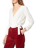 Superdry Damen Studios Textured WRAP TOP Cami Shirt, Cream, XL