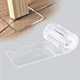 Irich Transparent Möbelschoner, Doppelseiten Selbstklebenden Furniture Pads für Möbelgleiter Stuhlgleiter Bodengleiter Kratzschutz (1 Stück, 19,68 * 2,76Zoll)