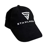 STAHLWERK Kappe Baseball Cap Merchandise Fanartikel schwarz mit weißem Logo Stick Einheitsgröß