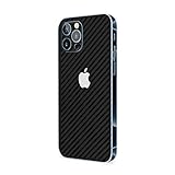 Normout iPhone 12 Pro Schutzfolie Rückseite Carbon Black - 2X iPhone 12 Pro Folie Rückseite, inklusive 2X iPhone 12 Pro Kameraschutz Folie - Schützt vor Kratzern, Beschädigungen&Fingerabdrück