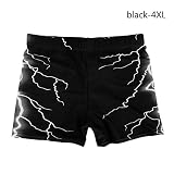 OhhGo Herrenmode Badeshorts Hosen Badebekleidung Sportbekleidung zum Schwimmen Surfen Laufen Skifahren (Blau-3Xl)