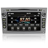 AWESAFE 2-DIN Autoradio mit Navi für Opel, 7 Zoll Touchscreen Radio unterstützt Lenkrad Bedienung USB SD RDS Bluetooth - G