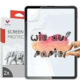 VIVAVA (2 Stück) matte Paper-like Folie für iPad Pro 12,9 Zoll (2021, 2020, 2018) Displayfolie Schutzfolie zum Schreiben, Zeichnen und Skizzieren wie auf Pap