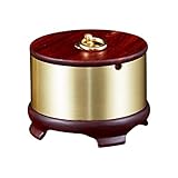 aschenbecher Reine Kupfer Indoor und Outdoor Asche Tray Winddichte Desktop Zigarette Aschenbecher mit Abdeckung für Büro Home Patio Decor aschenbecher Geschenk (Color : Style A)