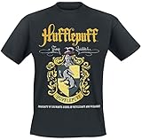 Harry Potter Hufflepuff Männer T-Shirt schwarz XXL