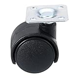 ZOYAFA Lenkrolle für Möbel, Drehplatte, 30 mm, Nylon, Ersatzrollen für industrielle Möb